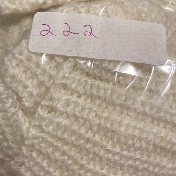 NWT Chicos Open Classic Knit Ivory Sweater Cardigan Size 1 - Picture 10 of 10